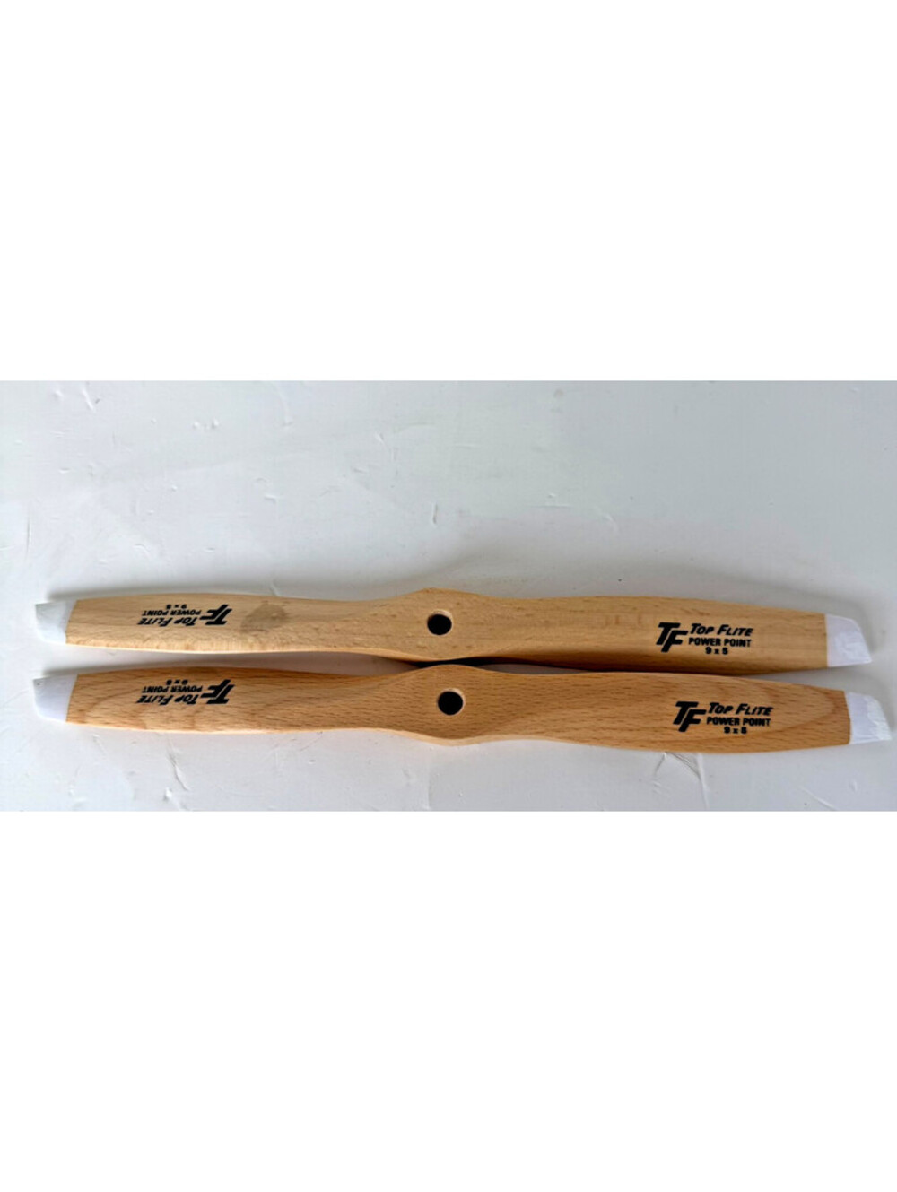 Top Flite 9x5 Power Point Wood Propeller RC Model Airplane Set of 2 New